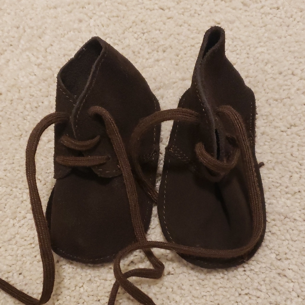 Baby GAP Kids Brown Leather Moccasins 6-12 Months